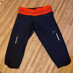 Nike dri fit crop running tights